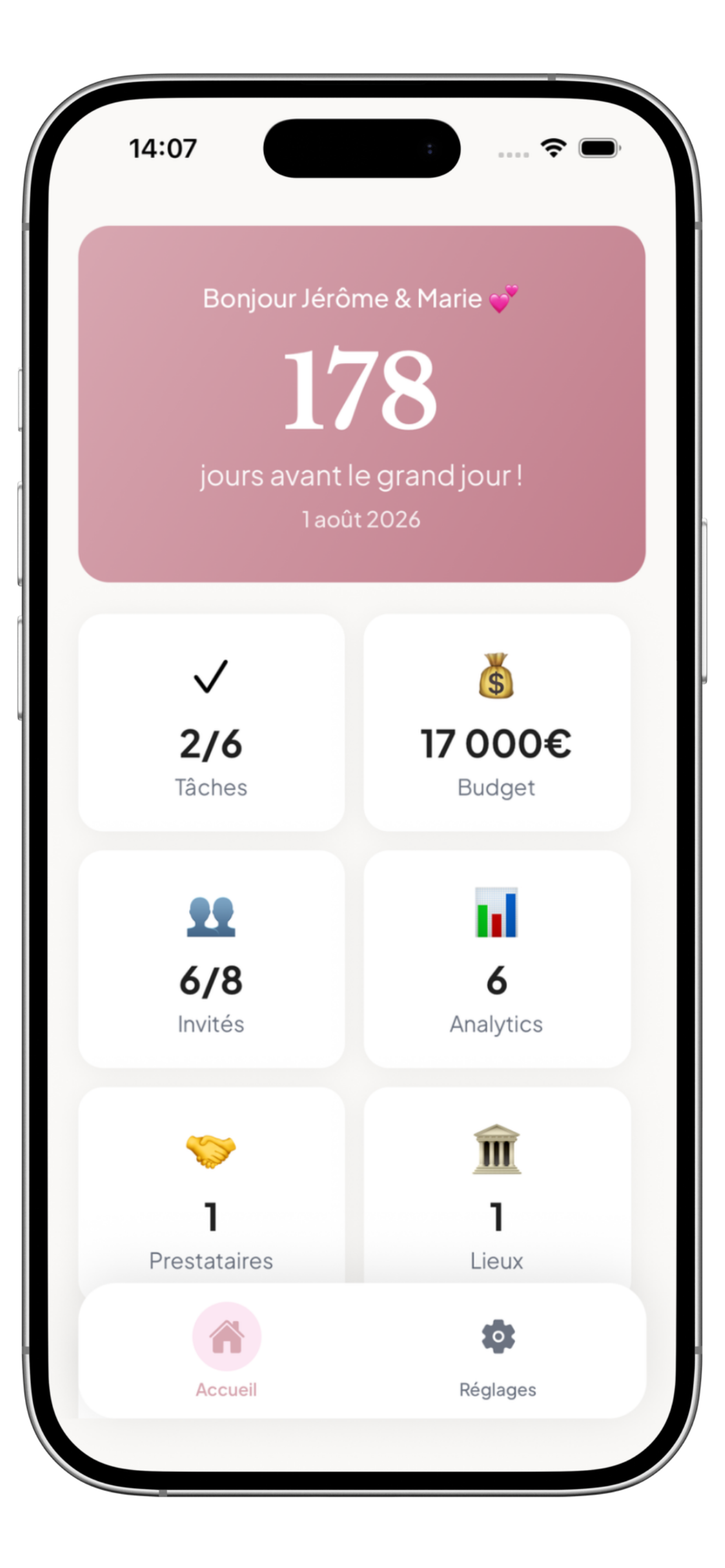 Ton dashboard personnalisé